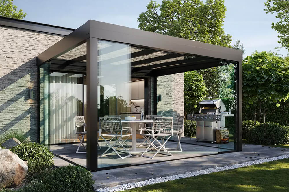 aluminium-veranda-vlak-dak-cubo-ezie-inthout-sierconstructies
