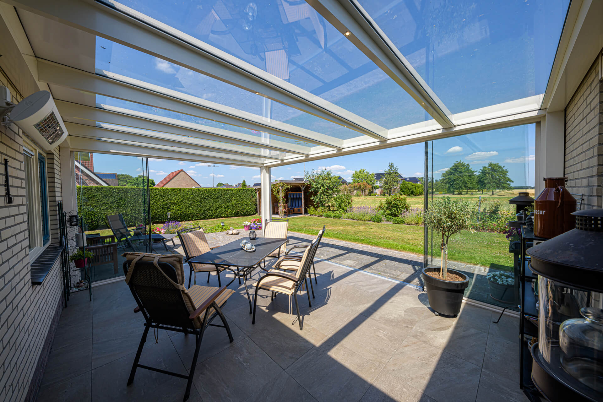 Aluminium veranda's In 't Hout Sierconstructies