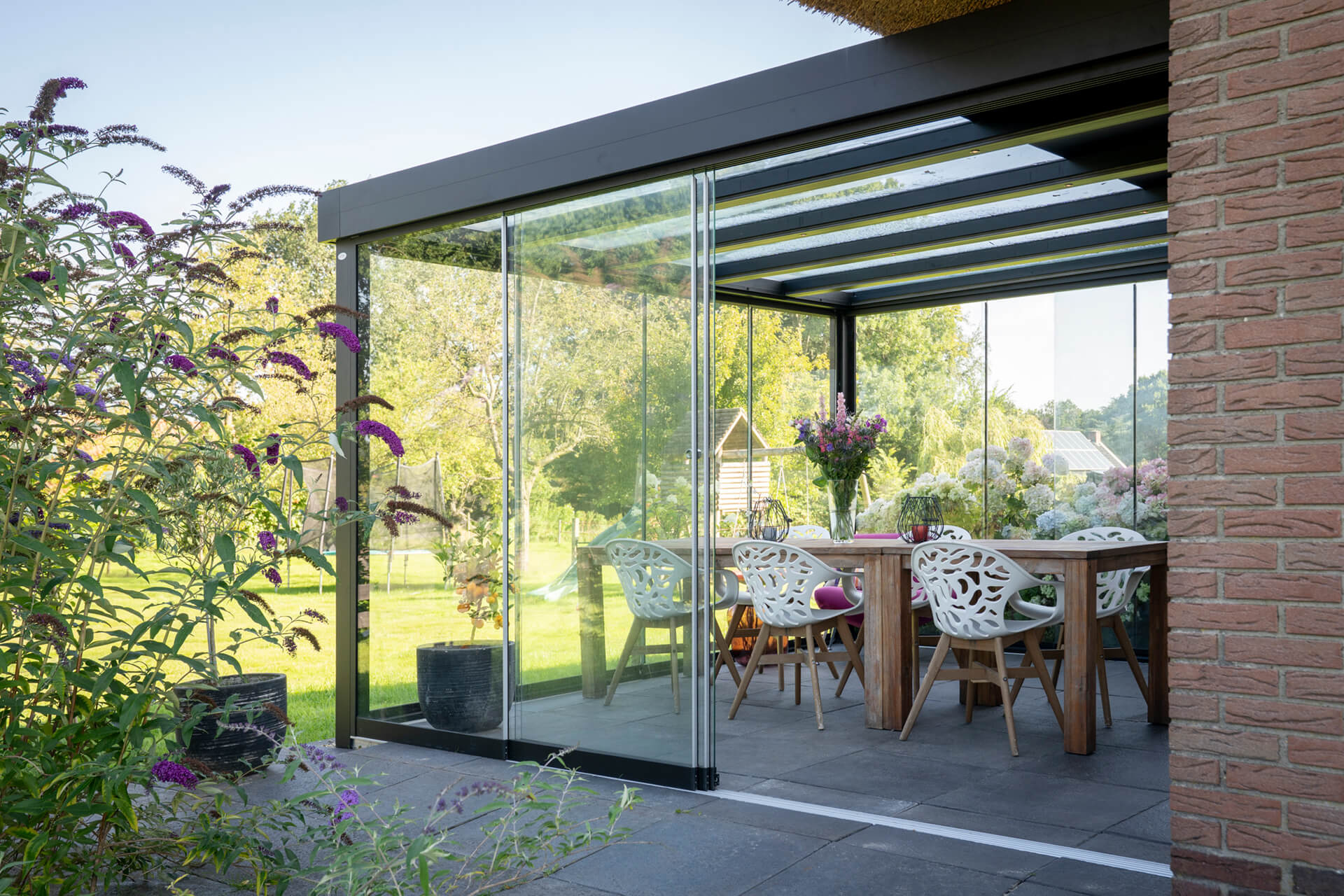 Flatroof Veranda In 't Hout Sierconstructies