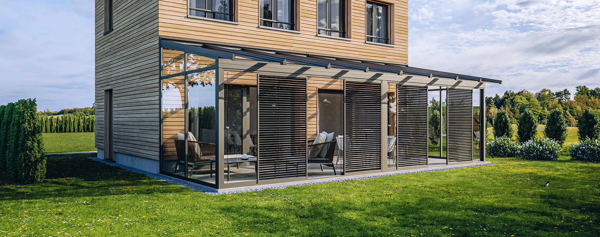Lamellen schuifwanden In 't Hout Sierconstructies